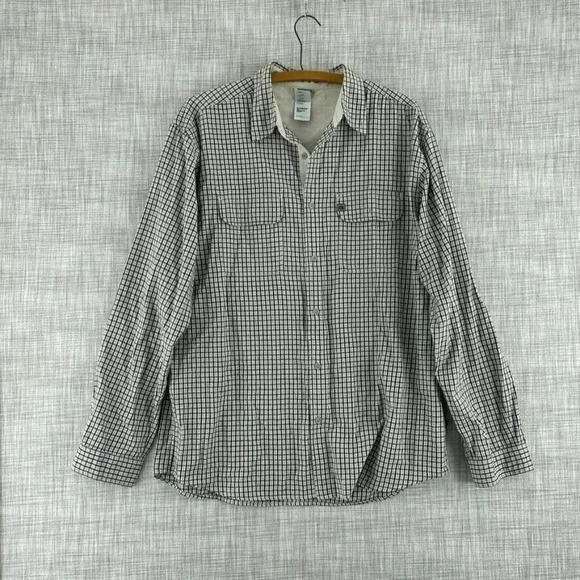 The North Face A5 Series Shirt Long Sleeve Button Down Mens L plaid 0467 - Picture 1 of 7